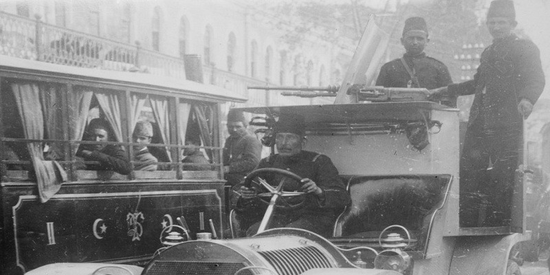السيارات في أواخر عهد الدولة العثمانية