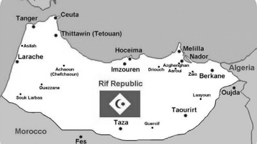 خريطة إقليم الريف