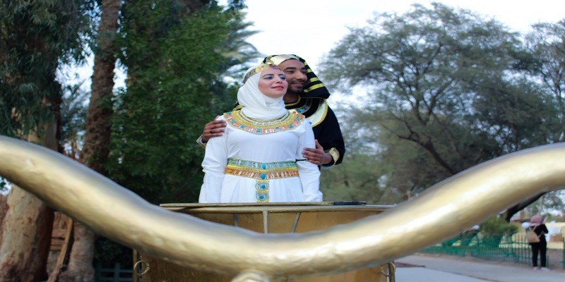 حفل زفاف على الطريقة الفرعونية