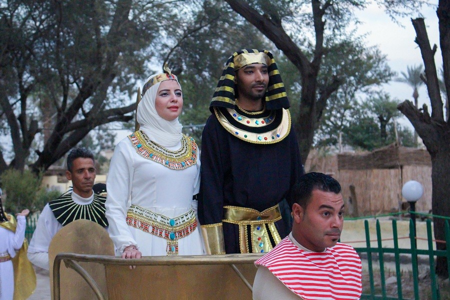 حفل زفاف على الطريقة الفرعونية