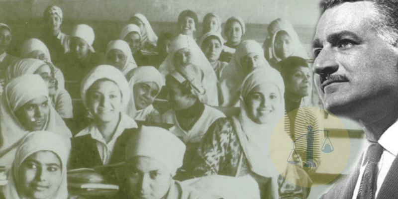 تعليم البنات في جامعة الأزهر “فكرة شقيق ممثل وملحن ونفذها عبدالناصر” تعليم البنات في جامعة الأزهر