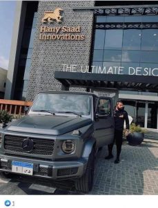 سيارة رجل الأعمال هاني سعد "هـ س 1"