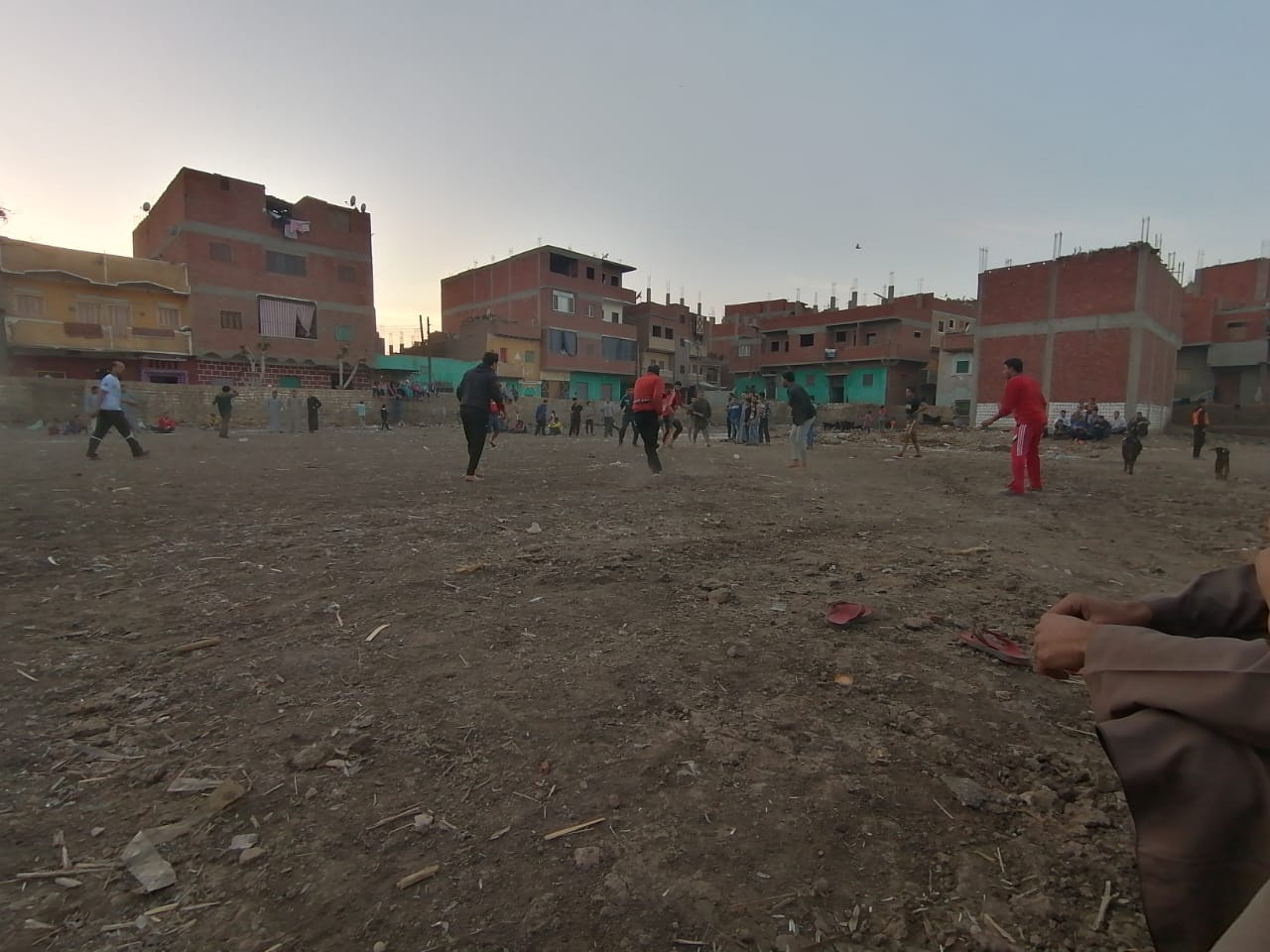 دوري لكرة القدم في إحدى قرى بني سويف تحت اسم فيروس كورونا