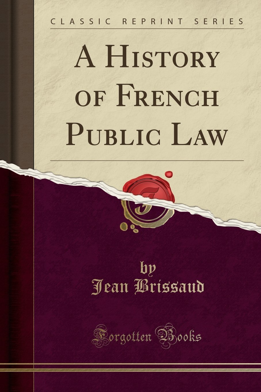 كتاب عن تاريخ القانون الفرنسي