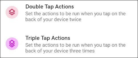 كيفية التحكم في الهاتف بالنقر على ظهره من خلال استخدام تطبيق Tap Tap