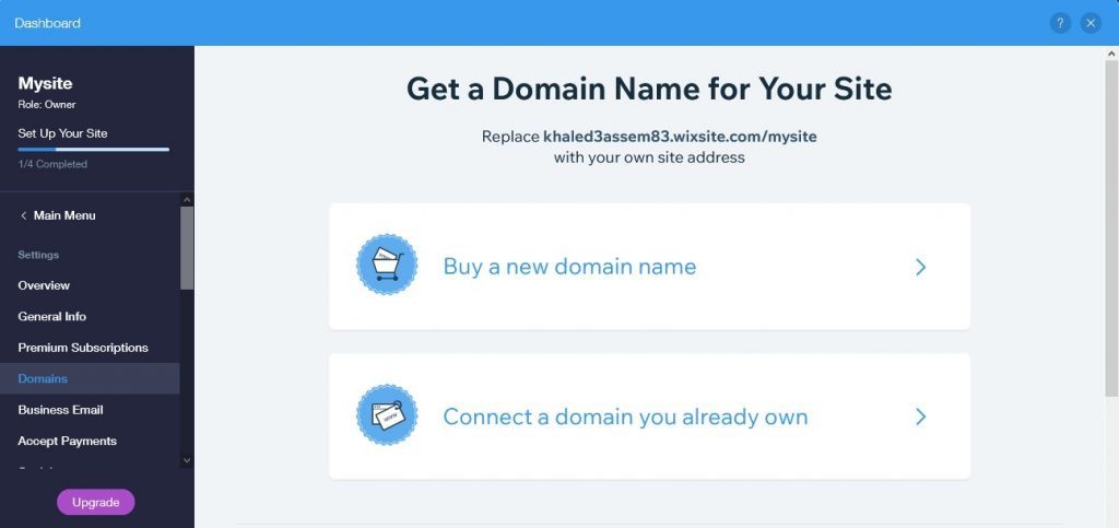 اسم النطاق Domain