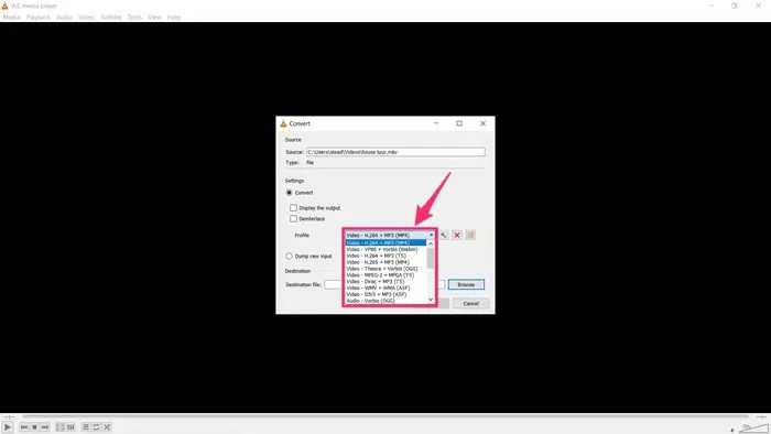 كيفية تحويل الفيديو إلى MP4 من خلال برنامج VLC على الكمبيوتر بمختلف الأنظمة
