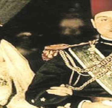 الملك فاروق والملكة فريدة