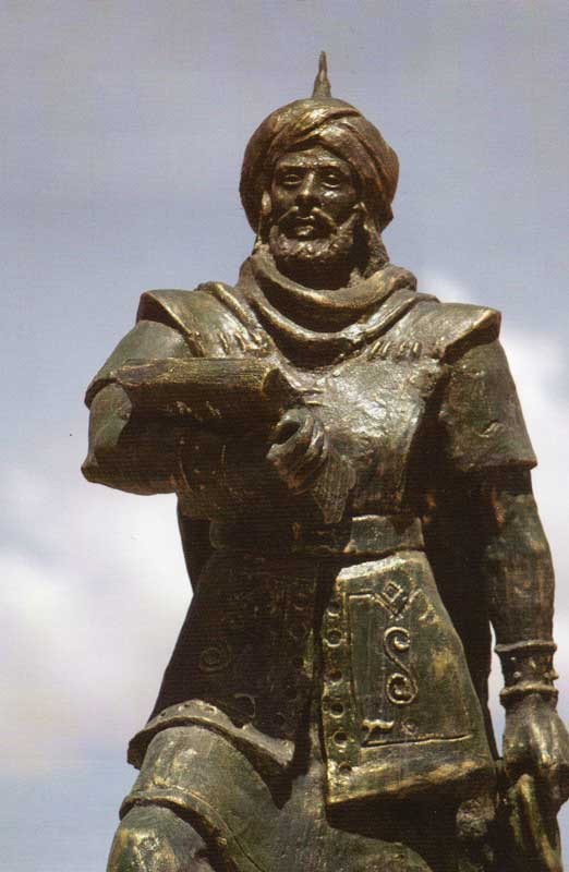 تمثال لعقبة بن نافع بالجزائر.