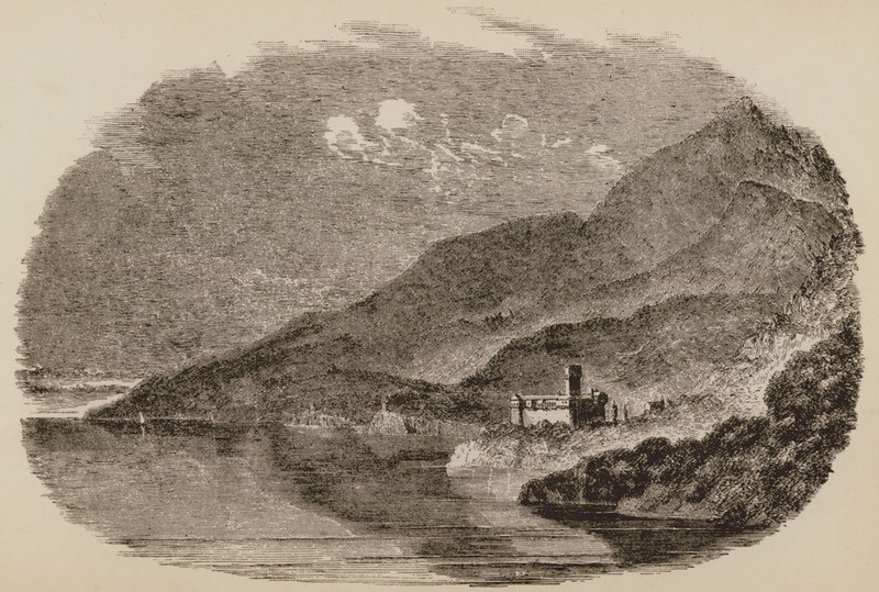 الجانب الشمالي الغربي من جبل آتوس عام 1849م