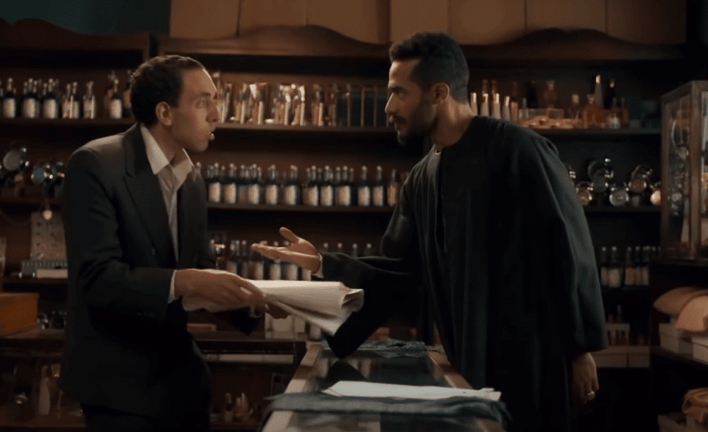 مشهد ظهور إسماعيل ياسين في مسلسل موسى