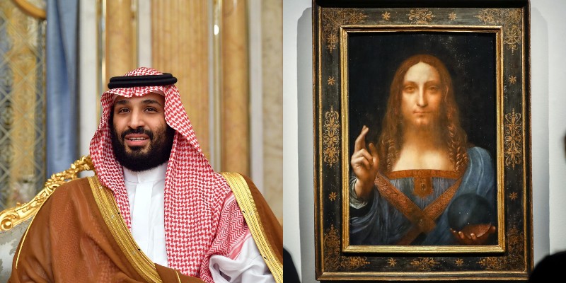 هل ضغط محمد بن سلمان على اللوفر ليكذب بشأن لوحة؟ فيلم وثاقي يقول نعم اللوفر