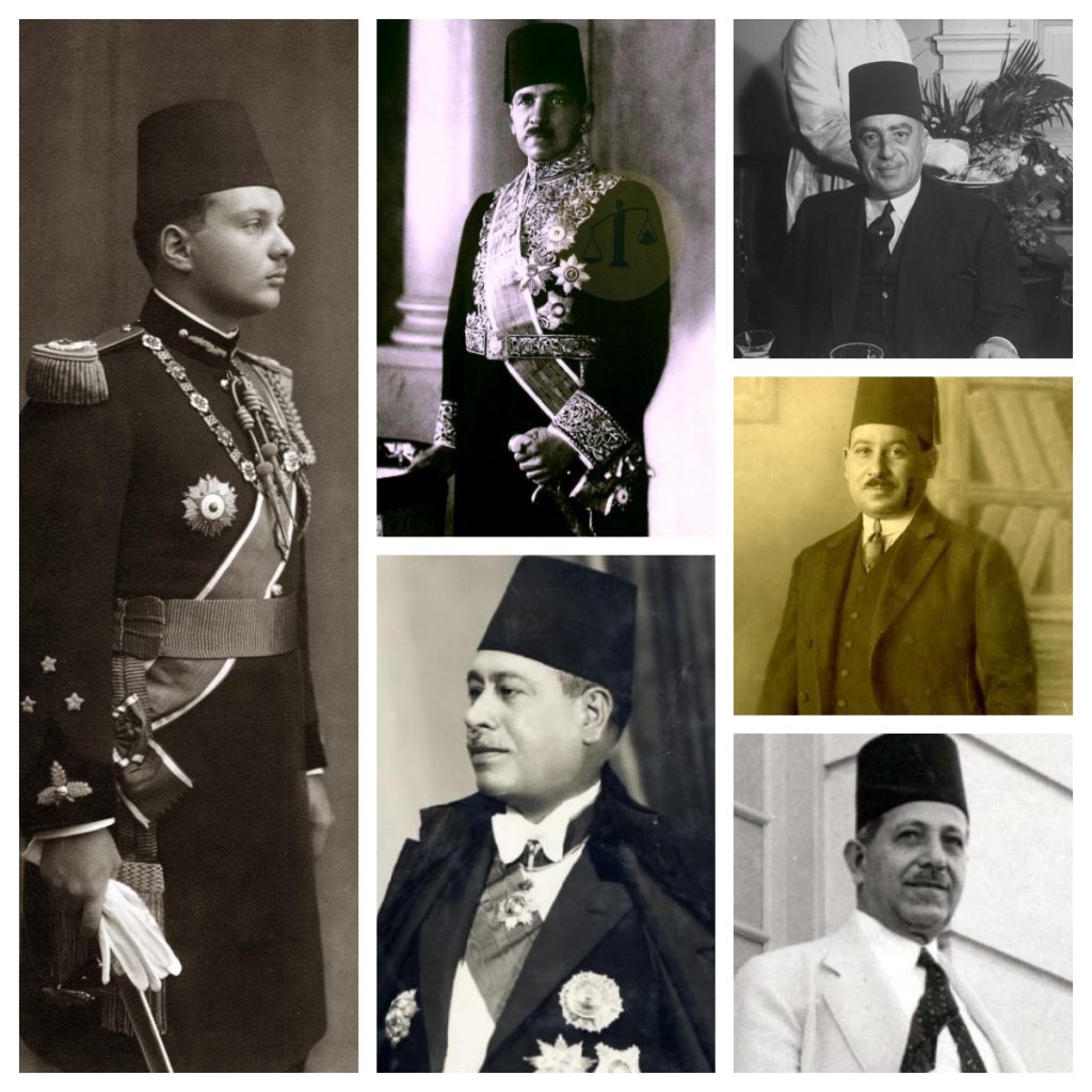 رؤساء وزراء مصر والملك فاروق ززمن الحرب العالمية الثانية