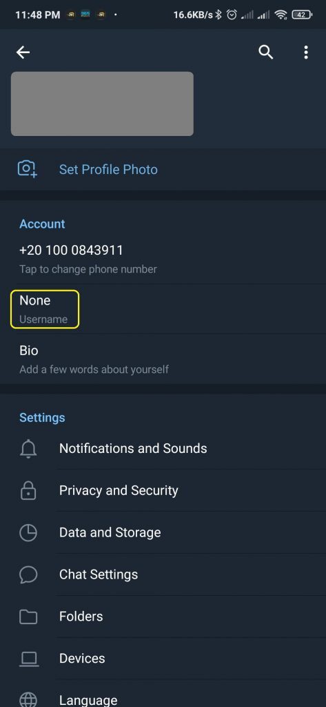 كيفية الإضافة على تليجرام دون رقم الهاتف وبمعرفة اسم المستخدم فقط