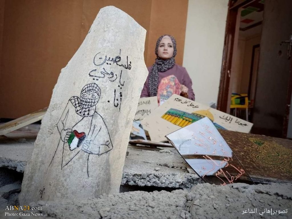 فنانة فلسطينية