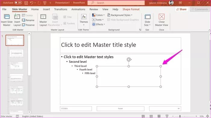كيفية إضافة علامة مائية في PowerPoint بخطوات بسيطة وموضحة بالتفصيل
