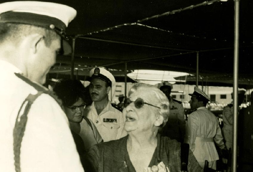 حفيدة حسن الإسكندراني في القوات البحرية
