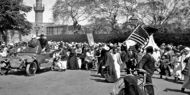 رفع العلم الأمريكي في ثورة 1919