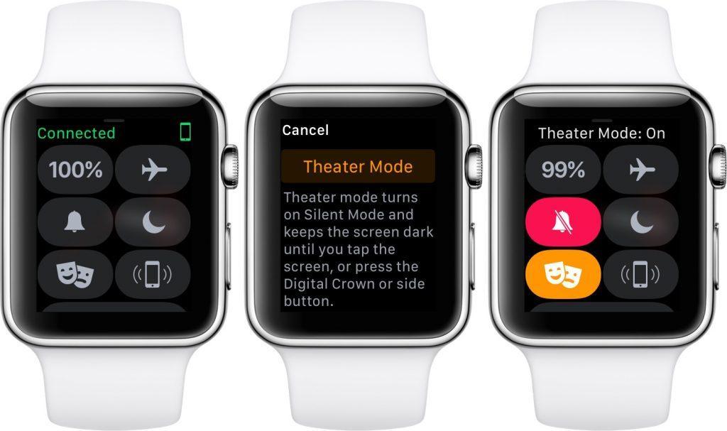 نمط السينما في Apple Watch ... استخدام وضع Theater Mode المانع للإزعاج في ساعات ابل