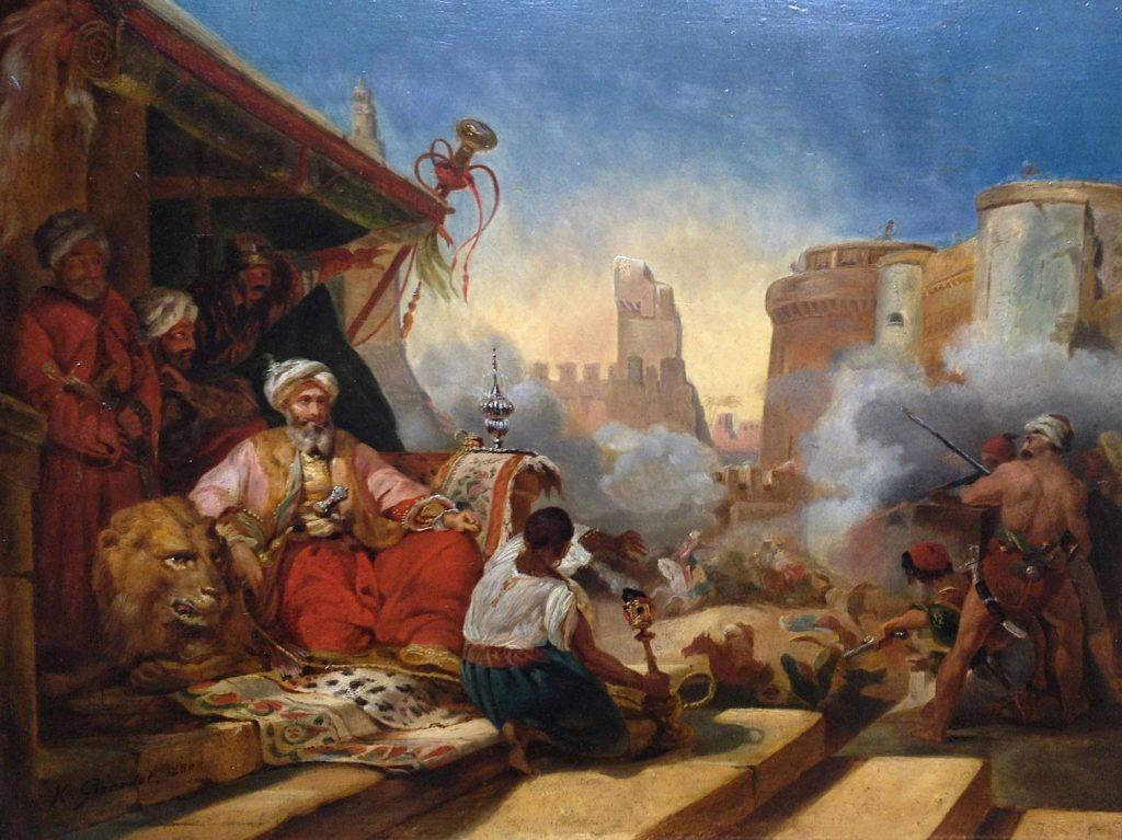 محمد علي باشا يتابع مذبحة القلعة