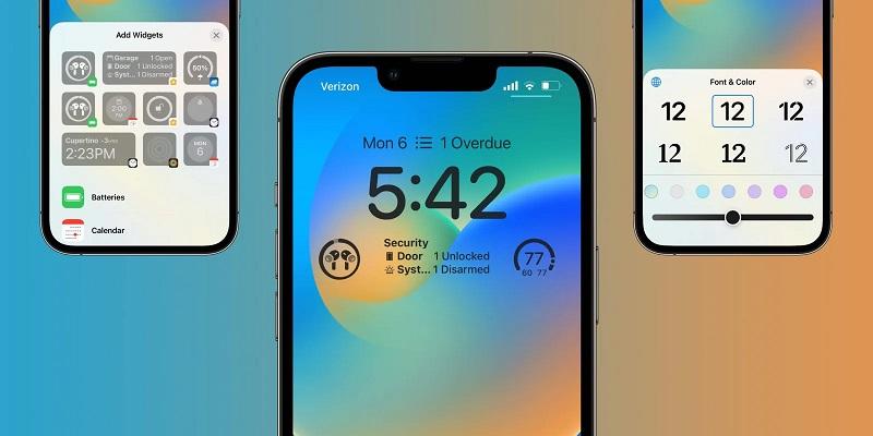 كيفية إضافة Widgets في شاشة القفل في iOS 16