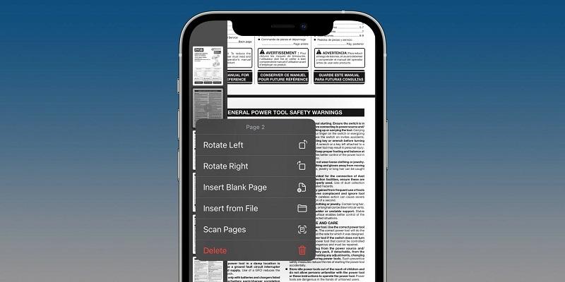 how to edit pdf for free on iphone