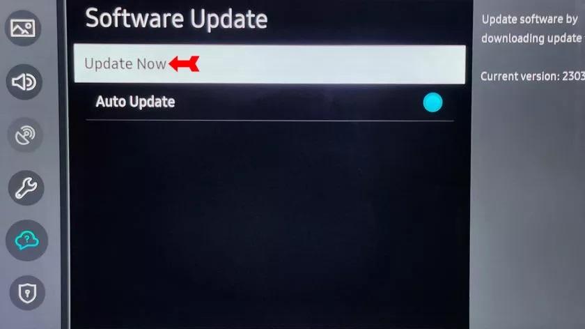 Samsung smart tv update