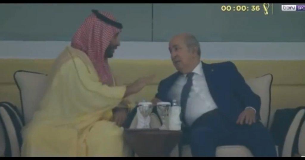 صورة تجمع الرئيس الجزائري مع ولي العهد السعودي 