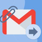 كيفية إرفاق رسالة بريد في Gmail