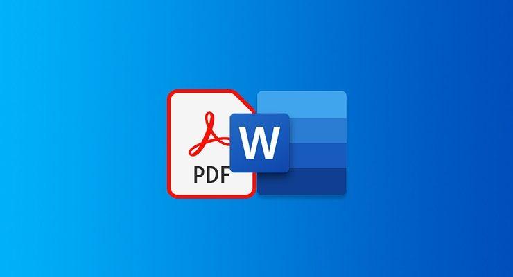 إدخال ملف PDF في Word