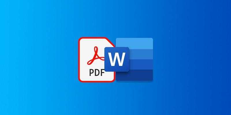 إدخال ملف PDF في Word