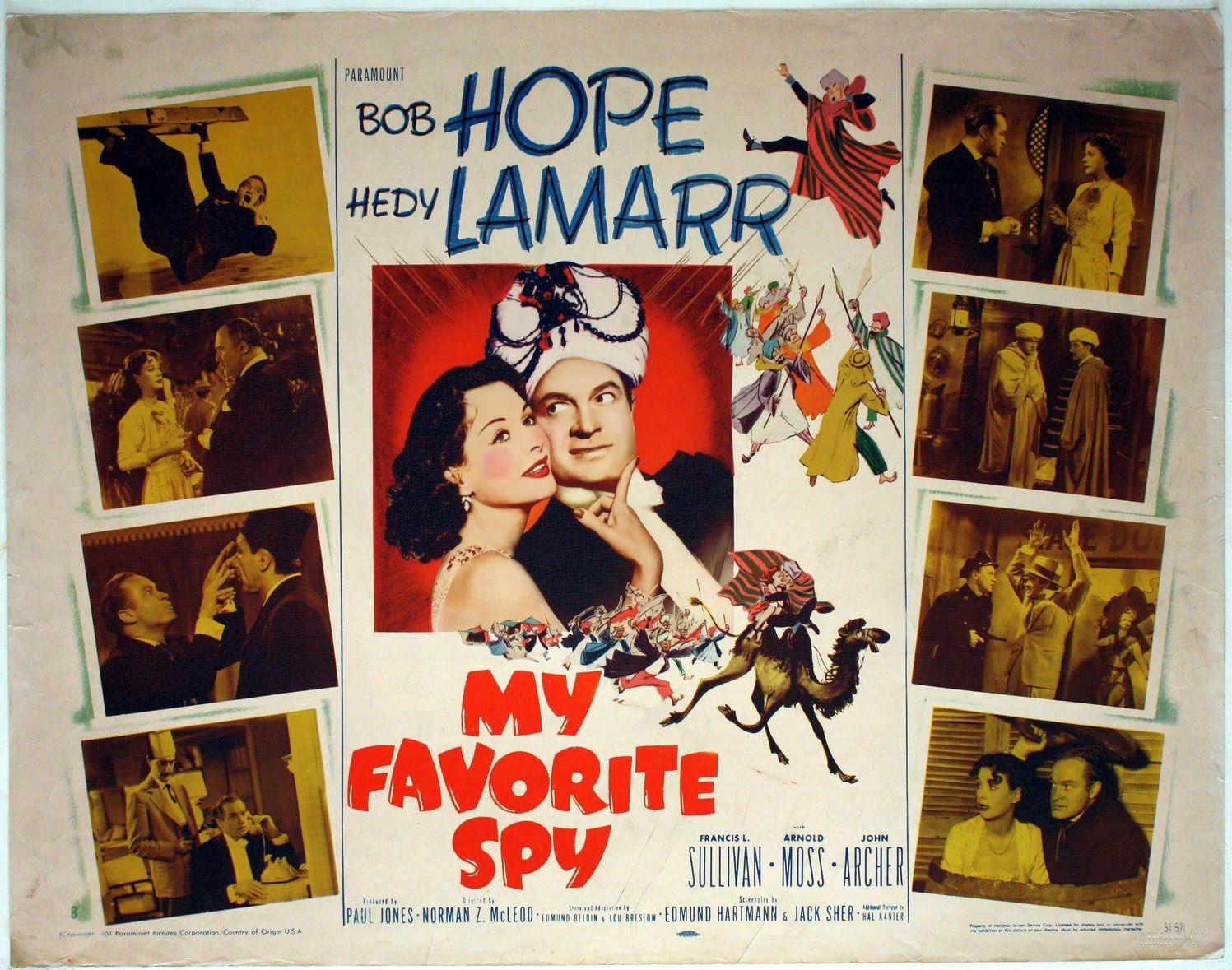 فيلم My Favorite Spy اسمه بالترجمة الحرفية «الجاسوس المفضل لدي» وتُرْجِم تجاريًا بـ {الجاسوسة الحسناء}