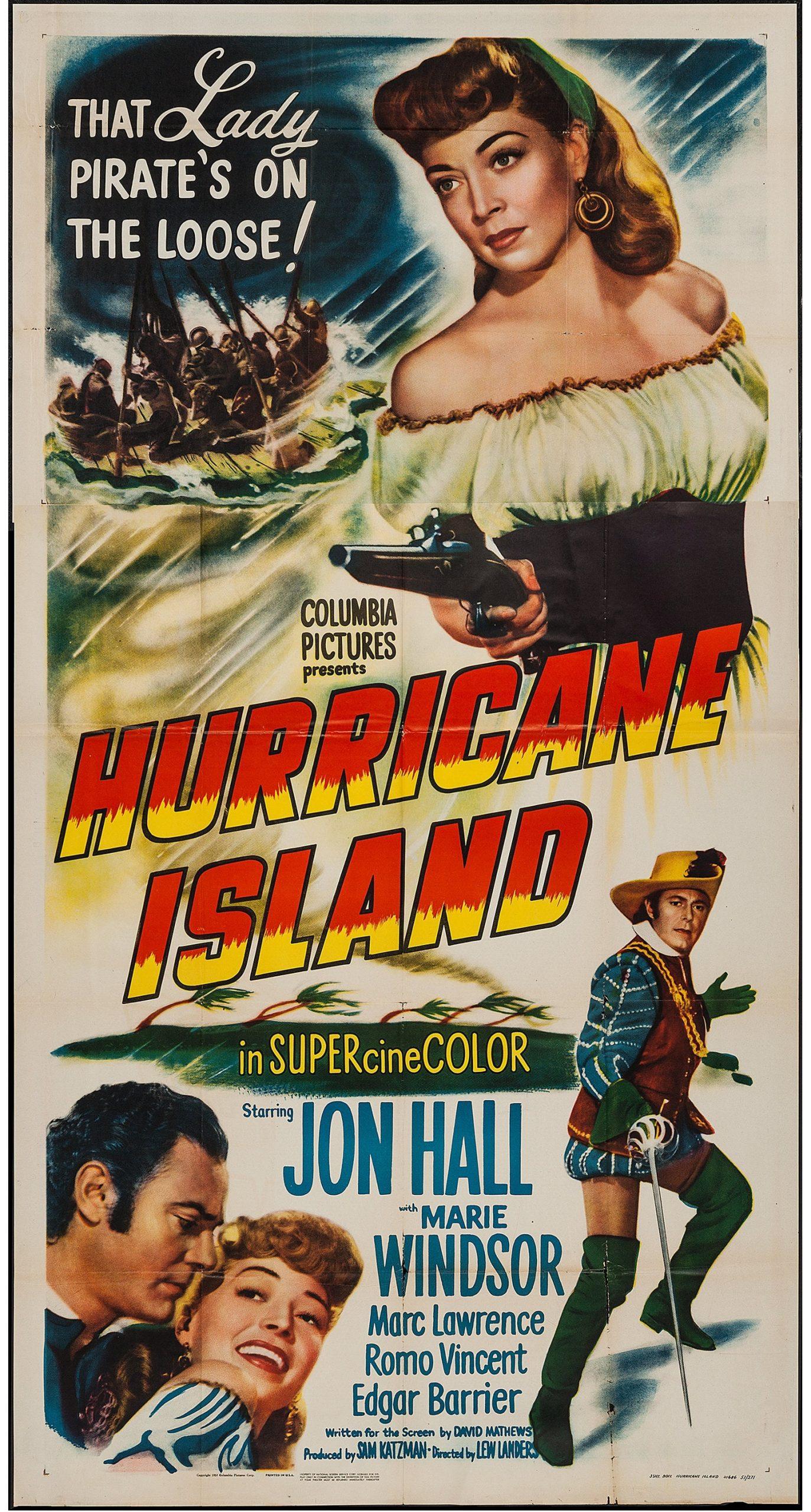 فيلم Hurricane Island اسمه بالترجمة الحرفية «جزيرة الإعصار» وترُجِم تجاريًا بـ «جزيرة الزوابع»
