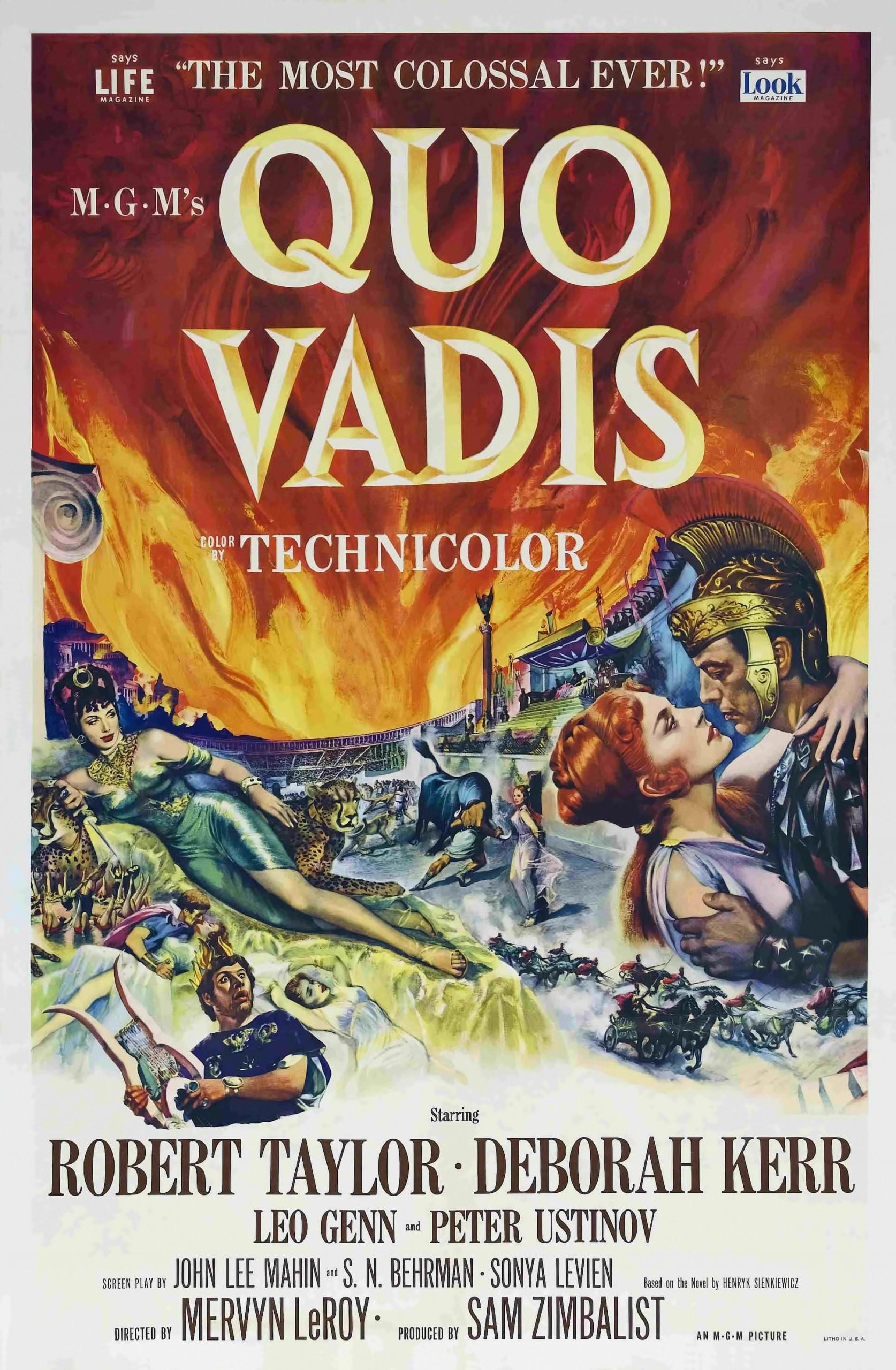 فيلم Quo Vadis اسمه بالترجمة الحرفية والتجارية متطابق.