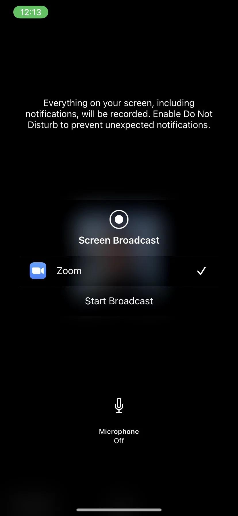 sharing screen on zoom