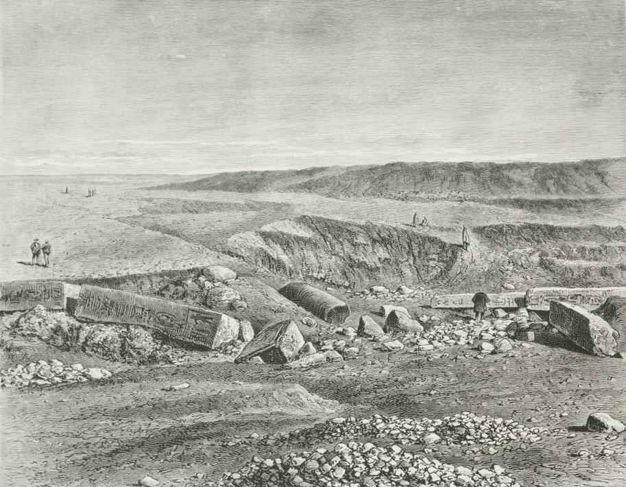 حفريات تانيس سنة 1878م