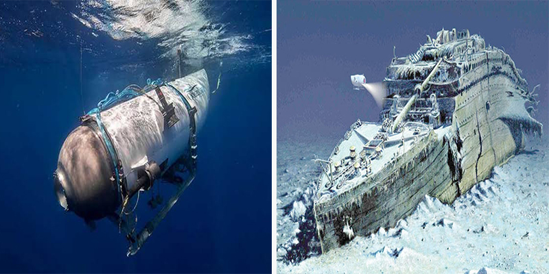 السفينة الشهيرة "تيتانيك" والغواصة "تيتان"