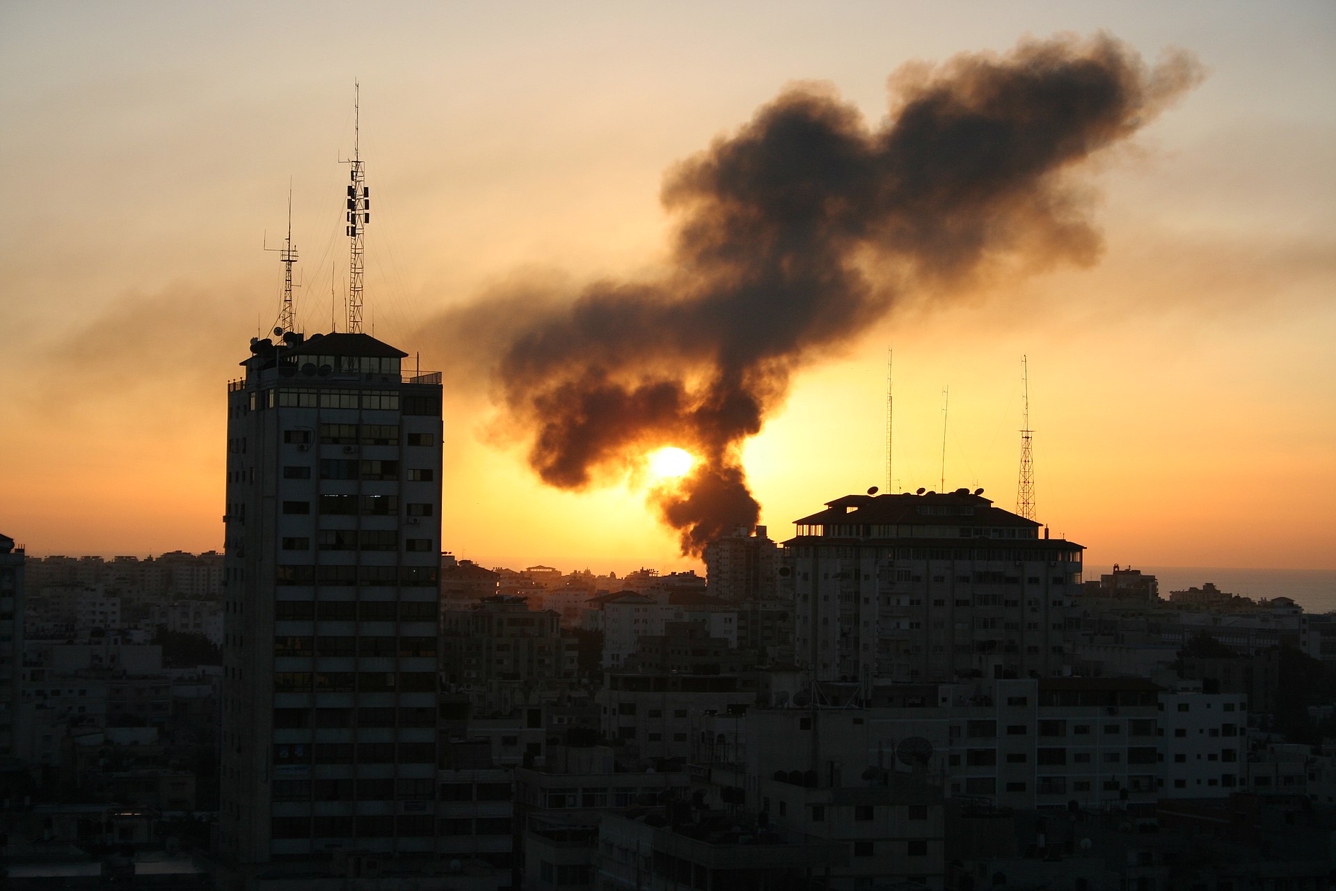 قصف صهيوني على غزة سنة 2009م