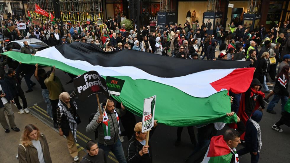 مظاهرات لدعم فلسطين
