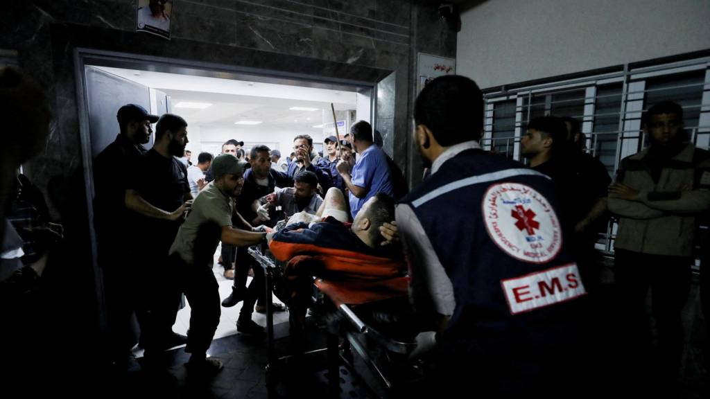 أحد ضحايا قصف مستشفى المعمداني بغزة