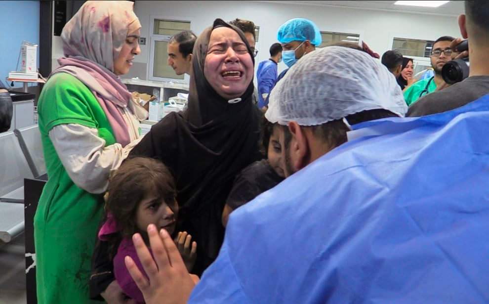 قصف مستشفى المعمداني بغزة