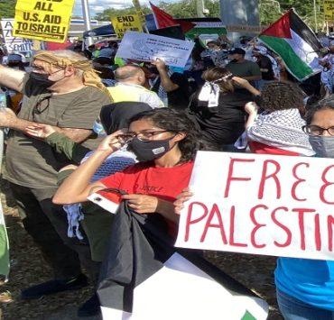 مظاهرات غربية تضامنية مع فلسطين