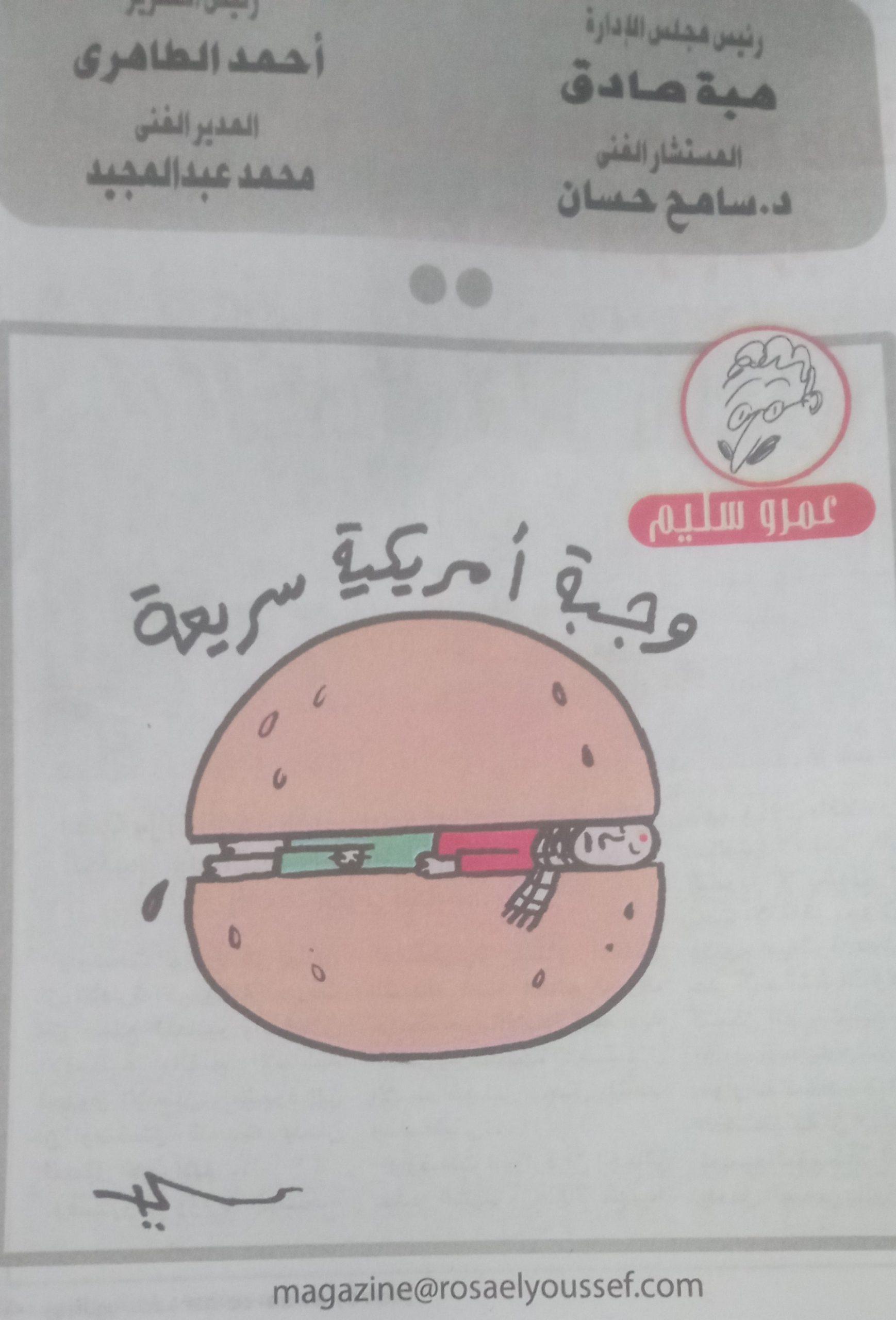 8 - كاريكاتير روز اليوسف، 28 أكتوبر