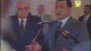 خطاب مبارك بعد حادث أديس أبابا