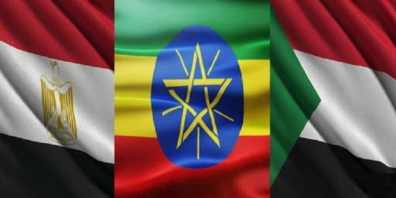 أعلام السودان وإثيوبيا ومصر